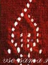 Узор спицами 7