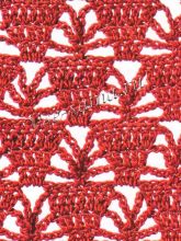 Узор крючком - Морковный, фото