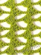 Узор крючком - сеточки №13, фото